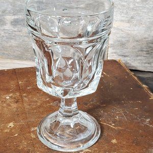 Fairfield Clear by Anchor Hocking - Water Goblet - Vintage 70's. #1